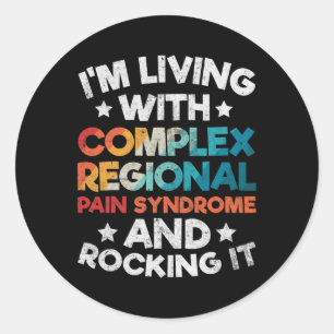 Crps Awareness Complex Regional Pain Synve Nove Runder Aufkleber