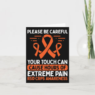 Crps Awareness Fighter Disease Rsd Warrior Orange Karte