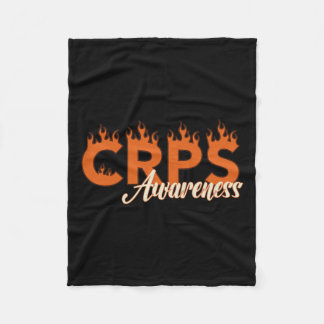 Crps Awareness Flames Fleecedecke