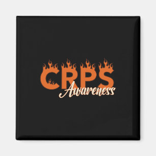 Crps Awareness Flames Magnet
