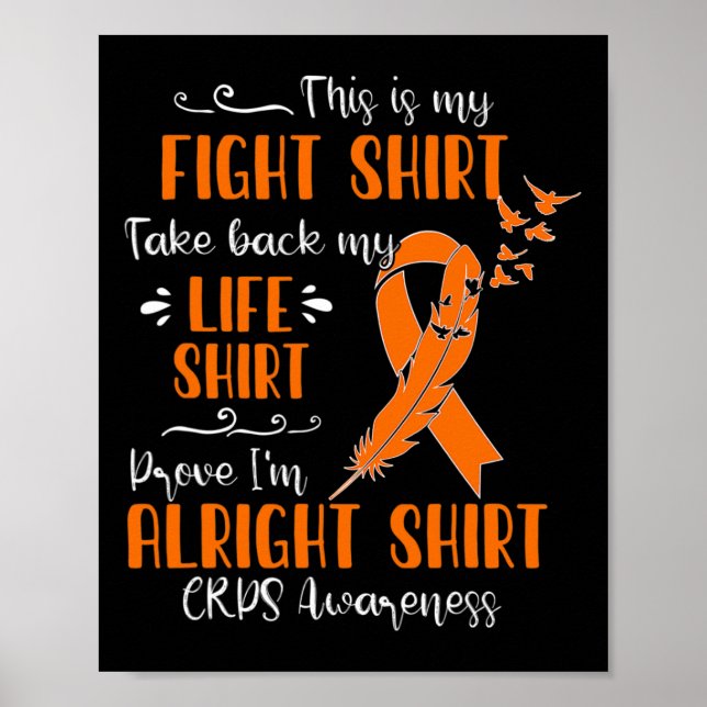 Crps Awareness My Fight Poster (Vorne)