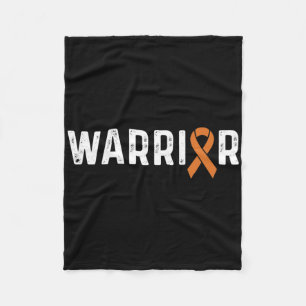 Crps Awareness Orange Ribbon Krieger Fleecedecke