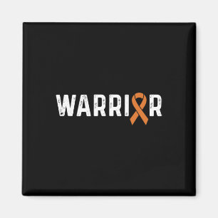 Crps Awareness Orange Ribbon Krieger Magnet