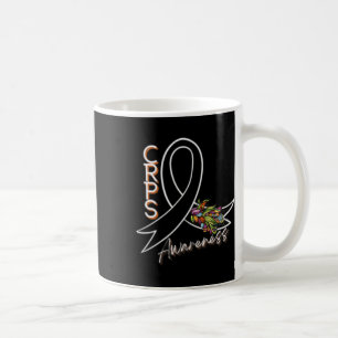 Crps Awareness Ribbon - Vorderseite und Rückseite Kaffeetasse