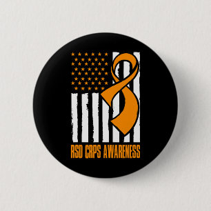 CRPS-Bewusstsein für die amerikanische Flagge Button