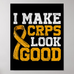 CRPS Komplexes regionales Schmerzsyndrom Bewusstse Poster