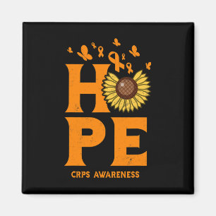 Crps Orange Hoffnung Vintage Sonnenblume Bewusstse Magnet