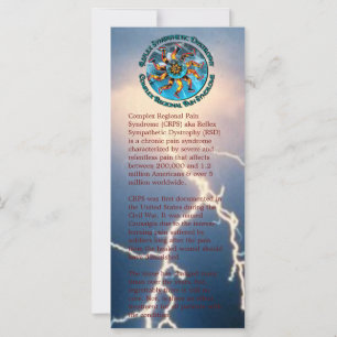 CRPS RSD Awareness World of Fire & Ice Rack Card