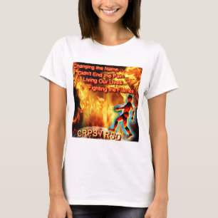 CRPS/RSD, das unsere Leben, die Flammen kämpfend T-Shirt