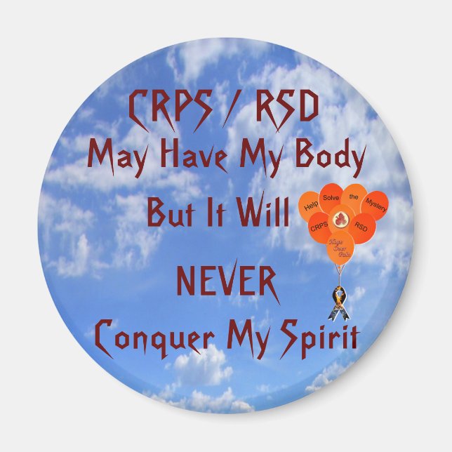 CRPS/RSD kann meine Körpergröße haben Magnet (Vorne)