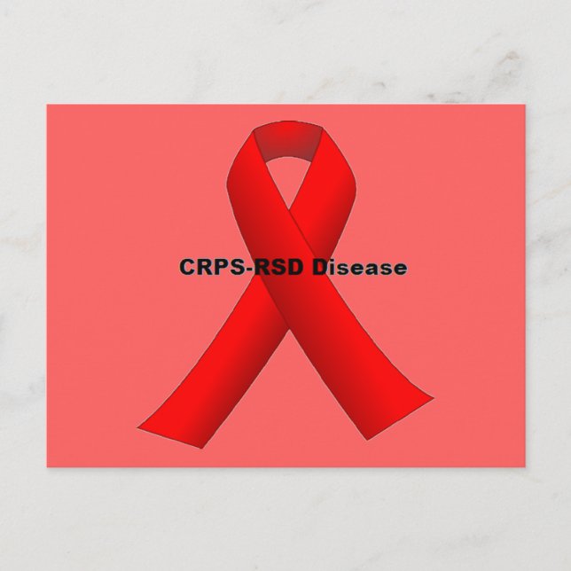 CRPS-RSD-Krankheit Postkarte (Vorderseite)