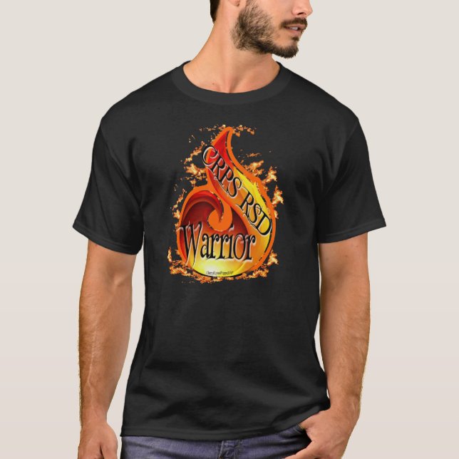 CRPS/RSD Krieger-Flammen-Shirt T-Shirt (Vorderseite)