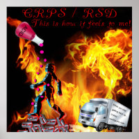 CRPS/RSD So fühlt es sich an, wenn Säure gedruckt