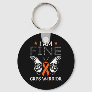 Crps Warrior I Bin Fine Orange Ribbon Butterfly Rs Schlüsselanhänger