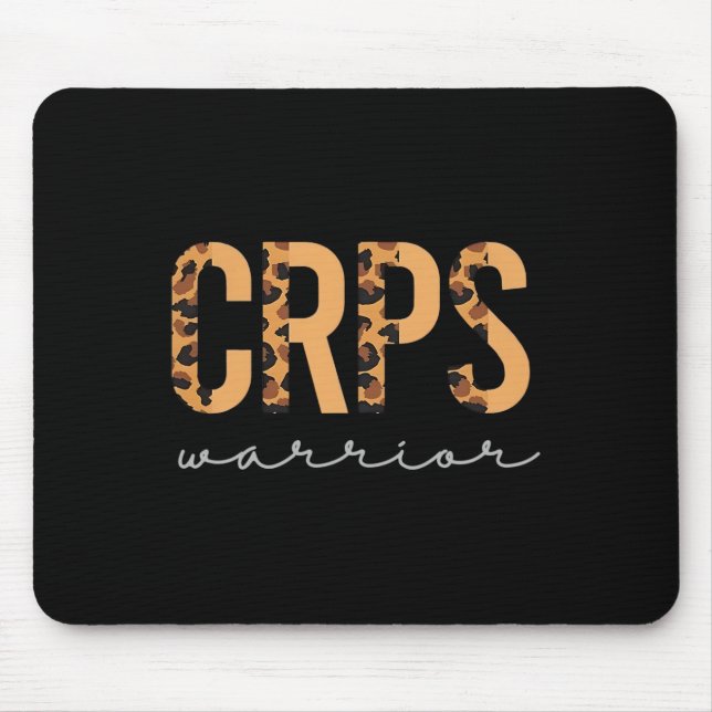 Crps Warrior Leopard bricht Bewusstsein für die me Mousepad (Vorne)