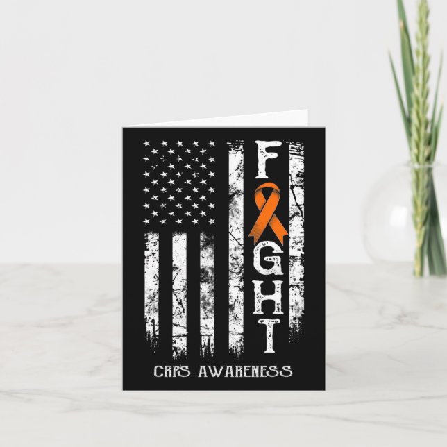 Crps Warrior US Flag Rsd Crps Bewusstsein Karte (Vorderseite)