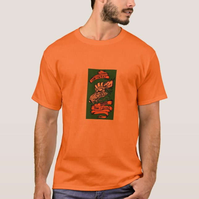 CRRFC Orangen-Peitschen - besonders angefertigt T-Shirt (Vorderseite)