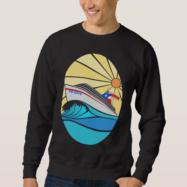 Crucero desde Puerto Rico al Caribe Sweatshirt (Vorderseite)