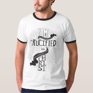 Crucified mit Christus - das Schwarze/das Weiß der T-Shirt