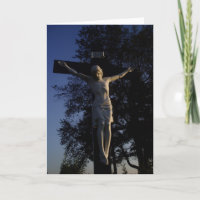 "Crucified" Sympathy Card