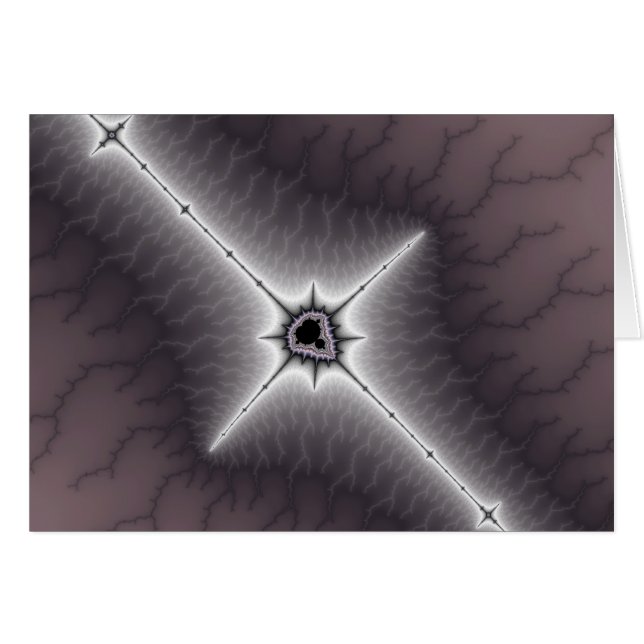 Crucifix - Fraktal-Karte (Vorderseite (Horizontal))