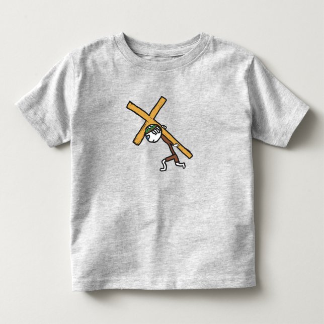 Crucifix Kleinkind T-shirt (Vorderseite)