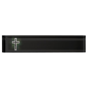 Crucifix Namensplakette