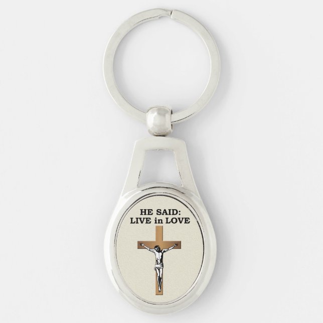 Crucifix Schlüsselanhänger (Vorderseite)