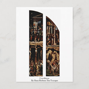 Crucifixierung durch Hans Holbein der Jüngere Postkarte