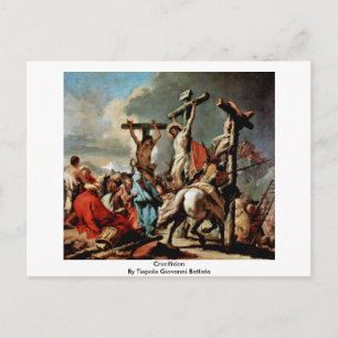 Crucifixierung durch Tiepolo Giovanni Battista Postkarte