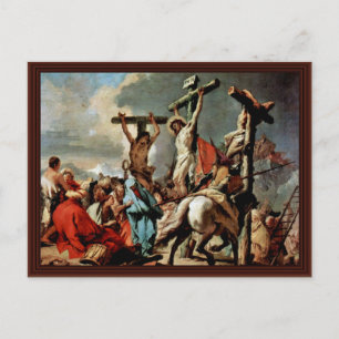 Crucifixierung durch Tiepolo Giovanni Battista Postkarte