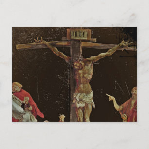 Crucifixion Saints auf Jesus Feet Postkarte
