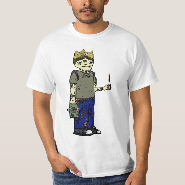 Crucify freie Denker keine Text-Farbe T-Shirt (Vorderseite)