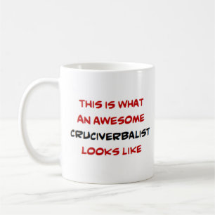 cruciverbalist, awesome kaffeetasse