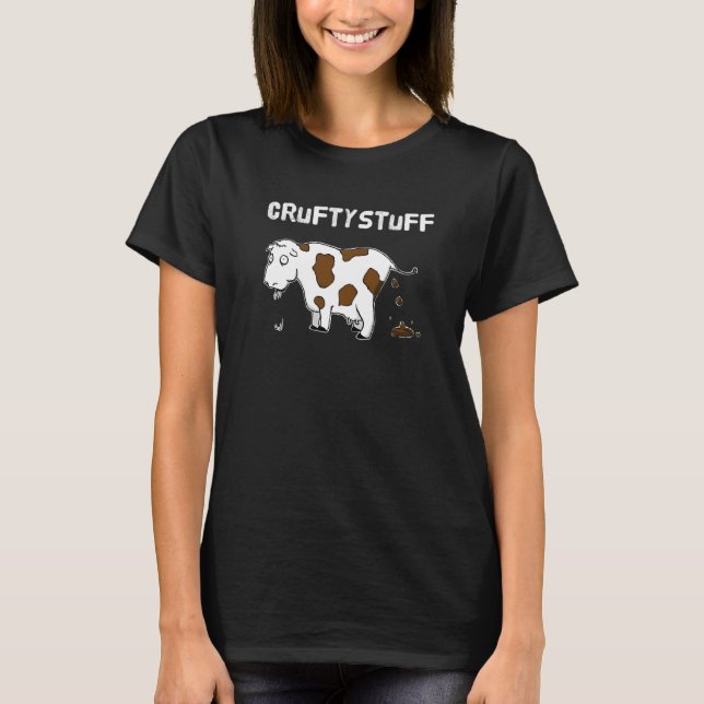Cruftystuff Kuhfladen T-Shirt (Vorderseite)