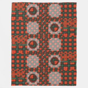 Cruickshank Clan karierter schottischer Kilt Fleecedecke