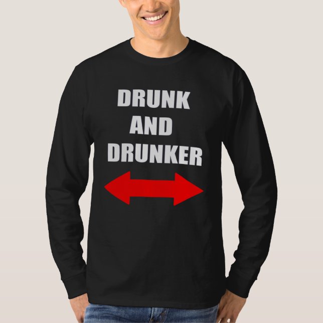 Cruise Alcohol Drinking Drunk and Drunker T-Shirt (Vorderseite)