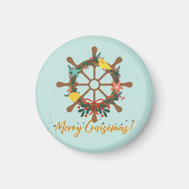 Cruise Christmas Nautical Magnet (Vorne)