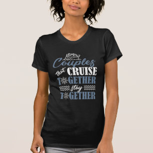 Cruise Couple Cruise Ship Partner Husband Ehefrau T-Shirt