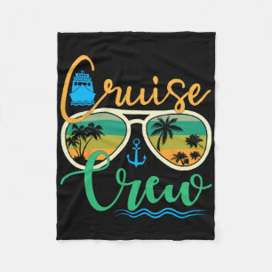 Cruise Crew 2025 Family Vacation Beach Matching Gr Fleecedecke