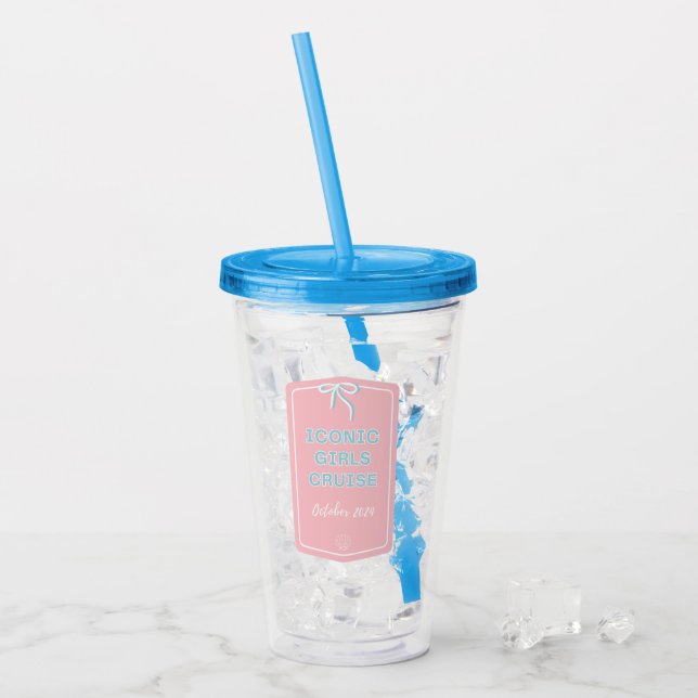 Cruise Cup Acryltrinkbecher (Vorderseite Ice)