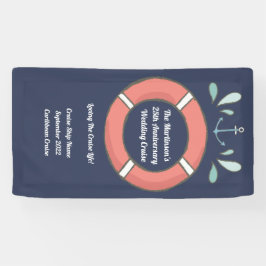 Cruise Deco des Nautical Anniversary Stateroom Doo Banner