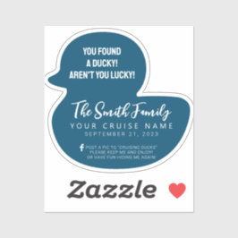 Cruise Duck Aufkleber