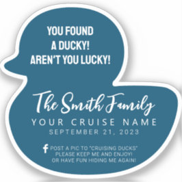 Cruise Duck Aufkleber