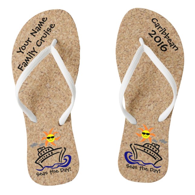 Cruise Flip Flops Erwachsene Slim Straps See der T (Fußbett)
