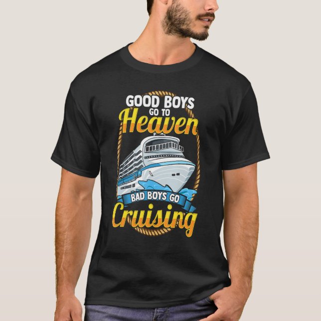 Cruise Gay LGBT Rainbow Gaycation Vacation Cruisin T-Shirt (Vorderseite)
