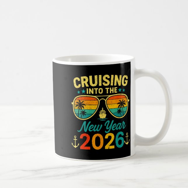 Cruise Into New Year 2026 Bringing New Year Togeth Kaffeetasse (Rechts)