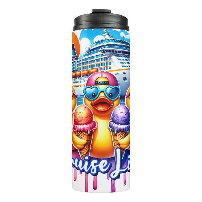Cruise Life, Cruising Ducks Thermosbecher (Vorderseite)