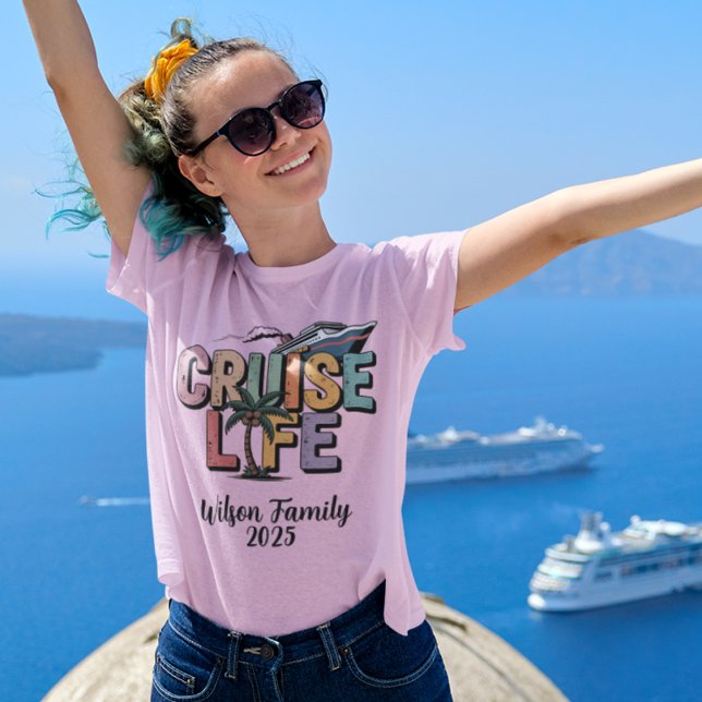 Cruise Life Custom - Family Summer Wiedersehen T-Shirt (Von Creator hochgeladen)