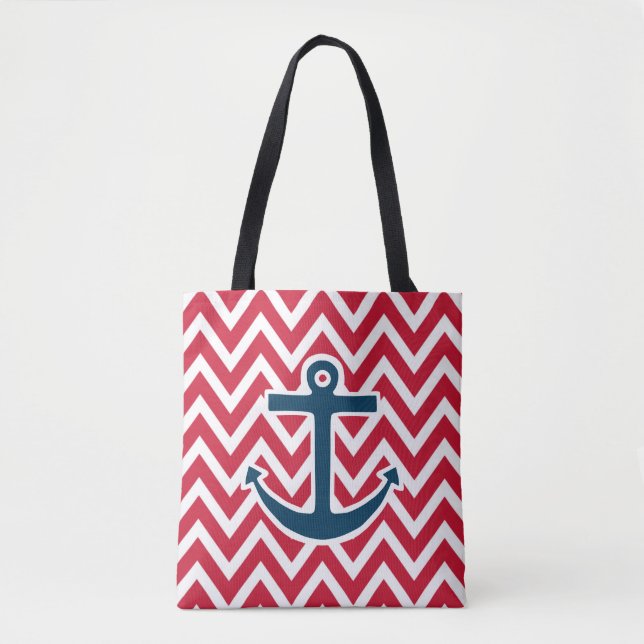 Cruise Nautical Anchor Beach Summer Tasche Geschen (Vorderseite)